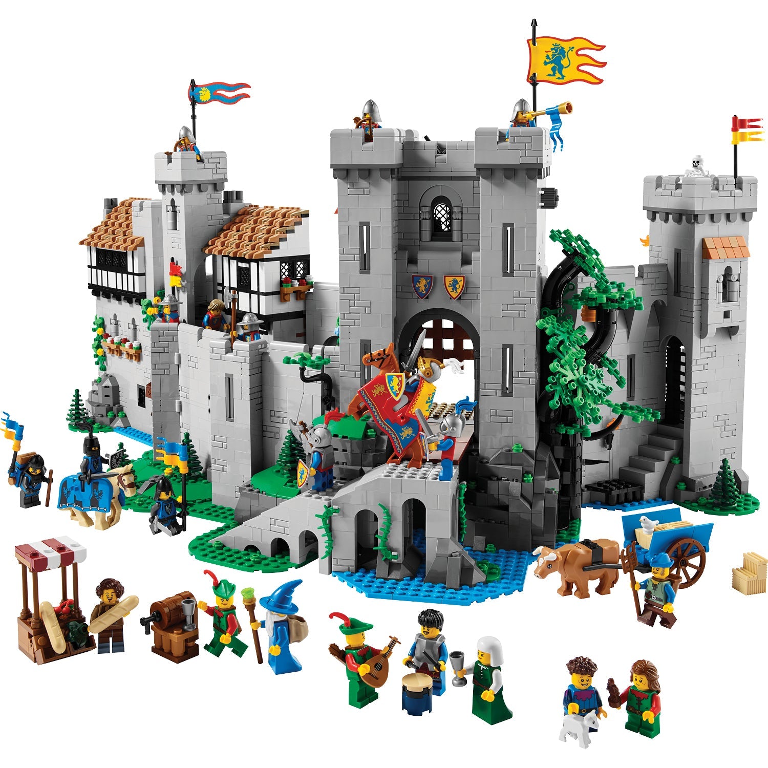 LEGO® ICONS™ Lion Knights' Castle - Bộ Lắp Ráp Lâu Đài Hiệp Sĩ Sư Tử - LEGO 10305 - Hình ảnh chi tiết 2