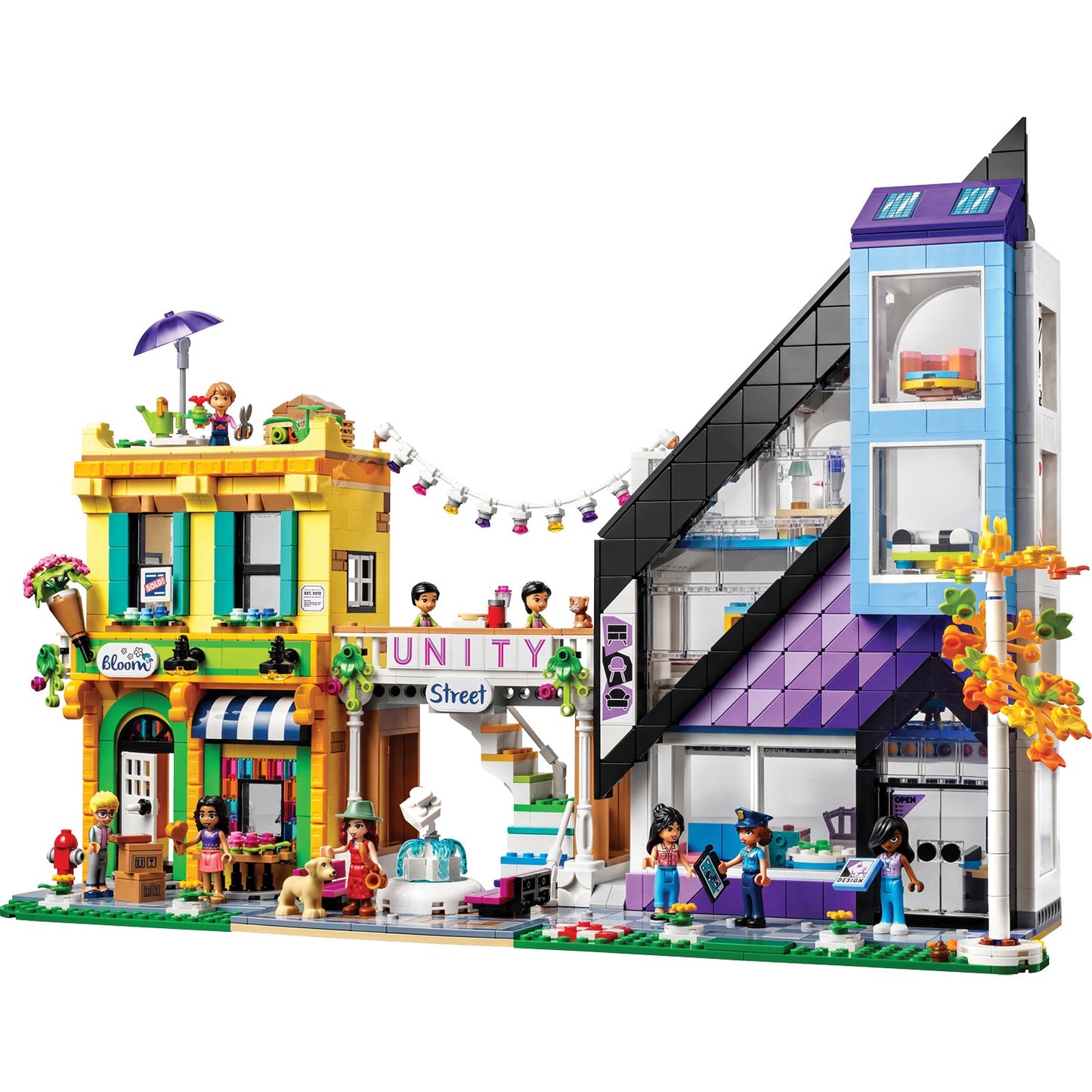 LEGO® Friends™ Downtown Flower and Design Stores - Bộ Lắp Ráp Cửa Hàng Hoa Và Thiết Kế - LEGO 41732 - Hình ảnh chi tiết 2
