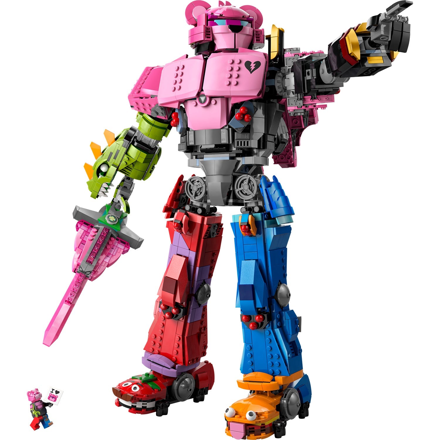 LEGO® Fortnite® Mecha Team Leader - Mô Hình Lắp Ráp Robot 2503 Mảnh - LEGO 77078 - Góc nhìn khác 3