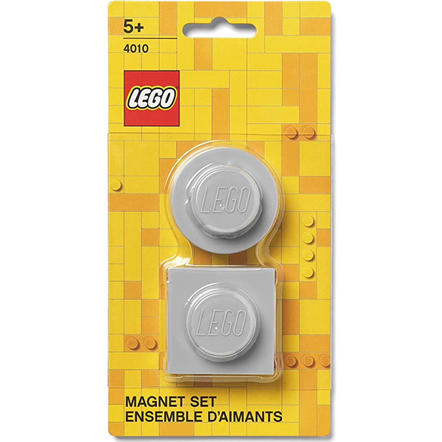 LEGO Magnet Set - Medium Stone Grey - Bộ Nam Châm Trang Trí Tủ Lạnh - LEGO - Hình ảnh sản phẩm
