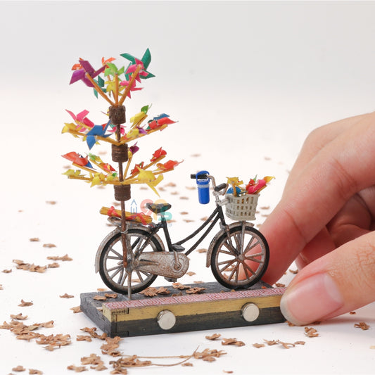 Xe Chong Chóng - Nam Châm Tủ Lạnh Mô Hình Xe Đẩy Hàng Rong