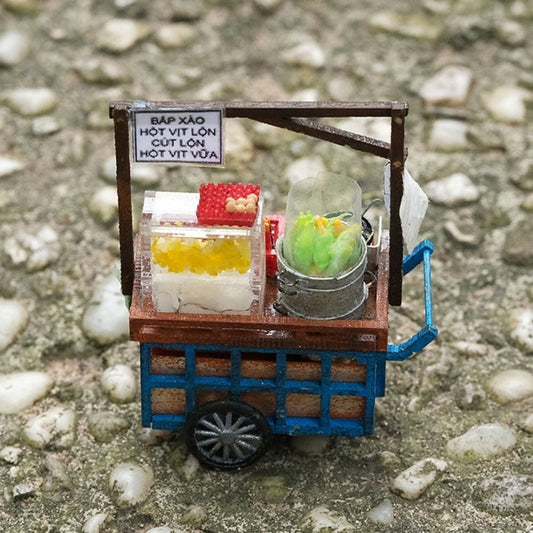 Nam Châm Hít Tủ Lạnh Mô Hình Xe Bắp Xào - Nét Đẹp Hàng Rong Sài Gòn