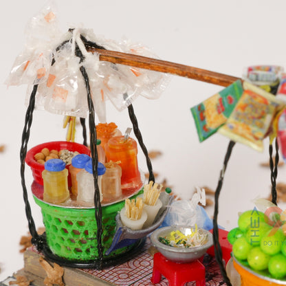 Nam Châm Tủ Lạnh Gánh Bánh Tráng Trộn - The 90's DIY