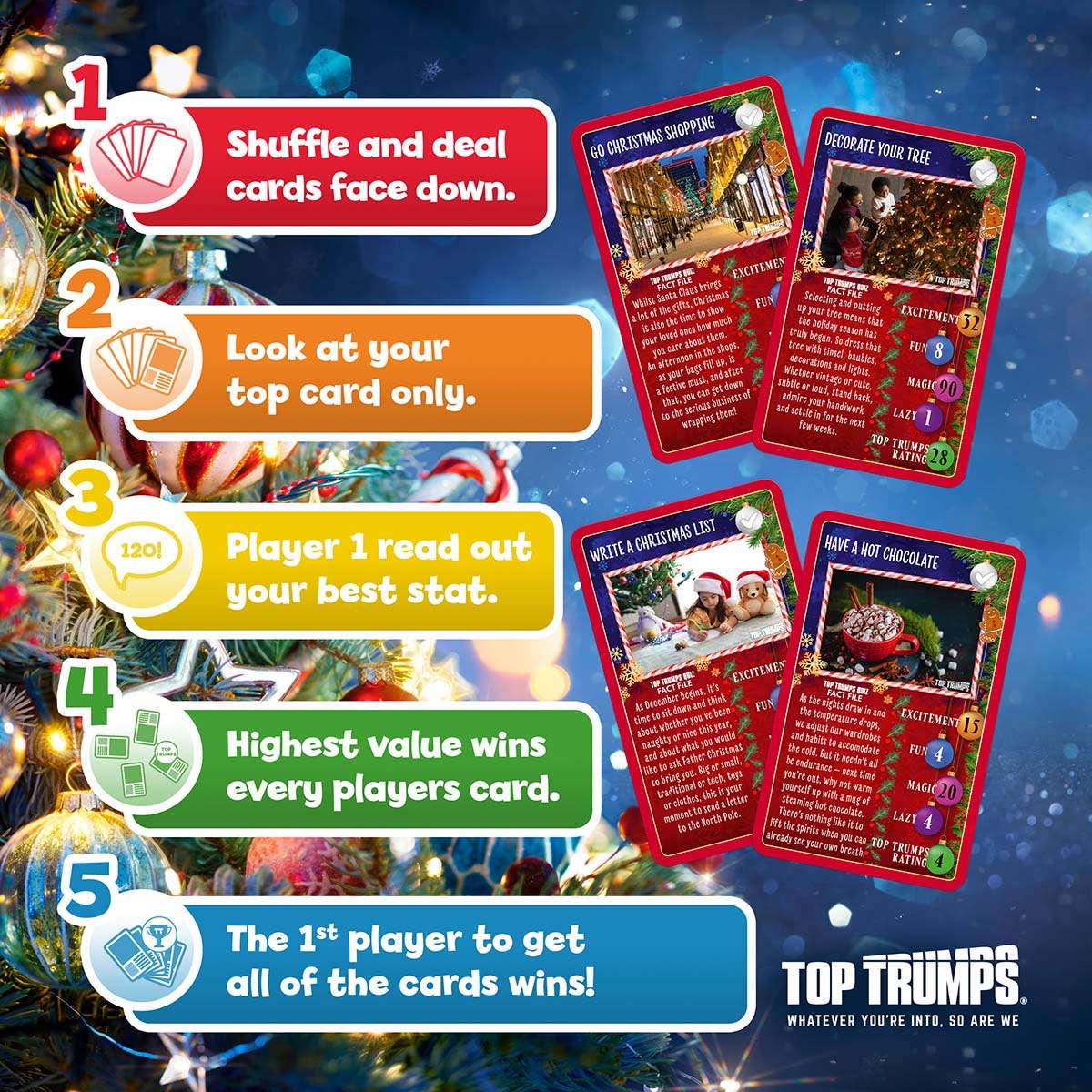 Magical Christmas Challange Top Trumps Card Game - Trò chơi thẻ bài Giáng sinh - Winning Moves Winning Moves - ảnh 3 - Board 