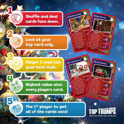 Magical Christmas Challange Top Trumps Card Game - Trò chơi thẻ bài Giáng sinh - Winning Moves Winning Moves - ảnh 3 - Board 