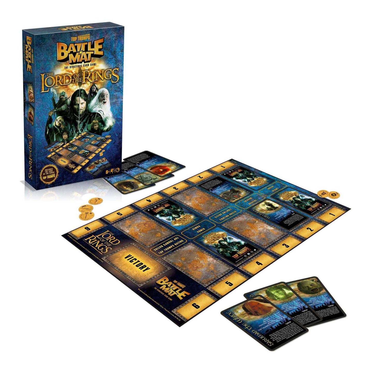 Lord of the Rings Top Trumps Battle Mat Card Game - Board Game Thẻ Bài Chiến Thuật - Winning Moves - Hình ảnh bổ sung 5