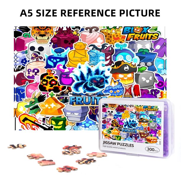 Blox Fruits 300 Piece Jigsaw Puzzle - Đồ Chơi Xếp Hình 300 Miếng Trí Tuệ GHJOWpill GHJOWpill - Đồ chơi xếp hình