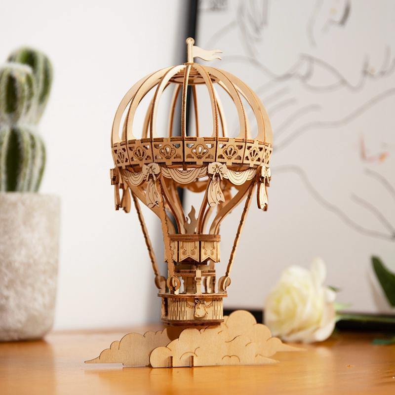 Rolife Modern 3D Wooden Puzzle - Hot Air Balloon TG406 - Mô hình gỗ 3D lắp ráp - Rolife