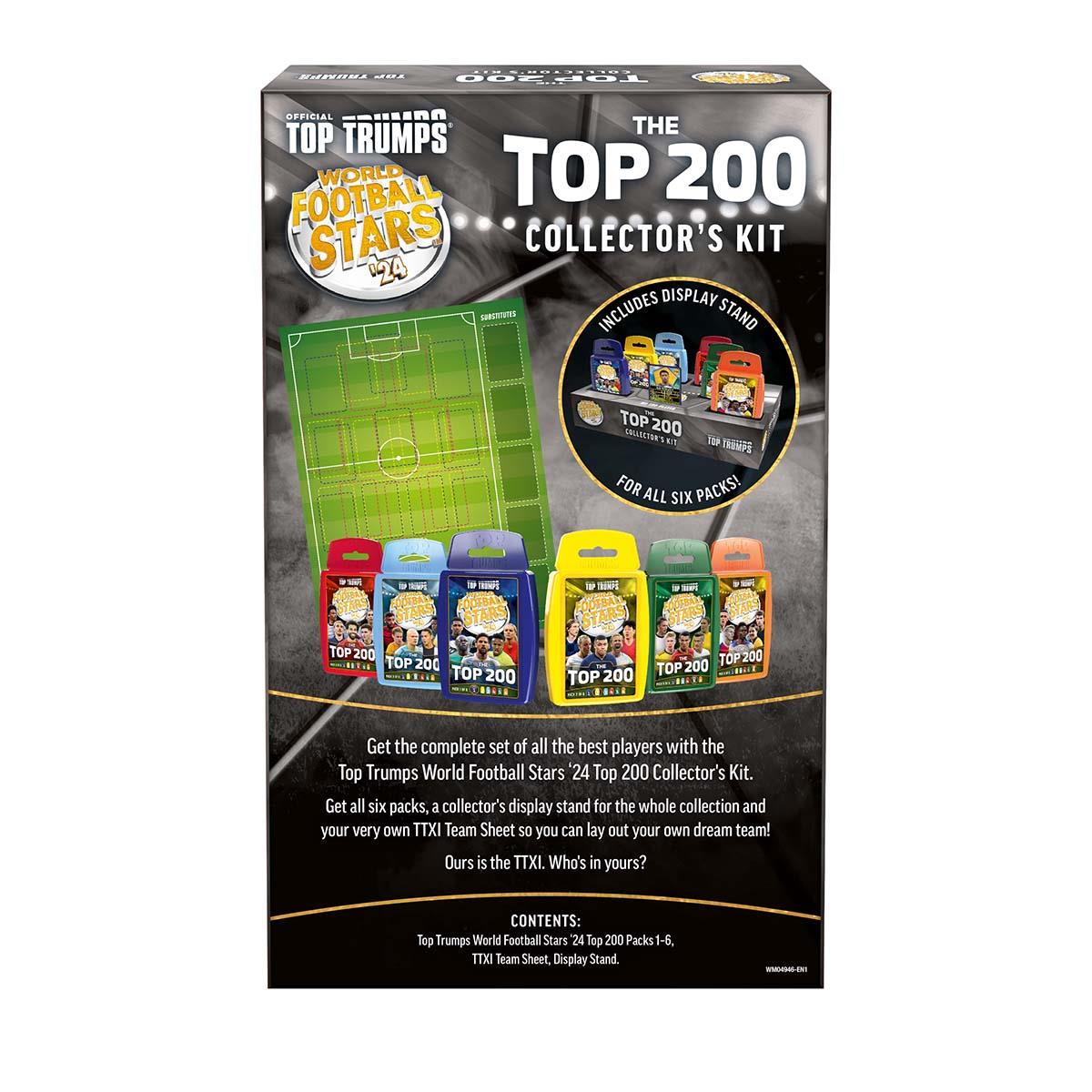 World Football Stars Top 200 Top Trumps - Collectors Kit - Thẻ Bài Bóng Đá Siêu Sao Thế Giới Winning Moves Winning Moves UK -