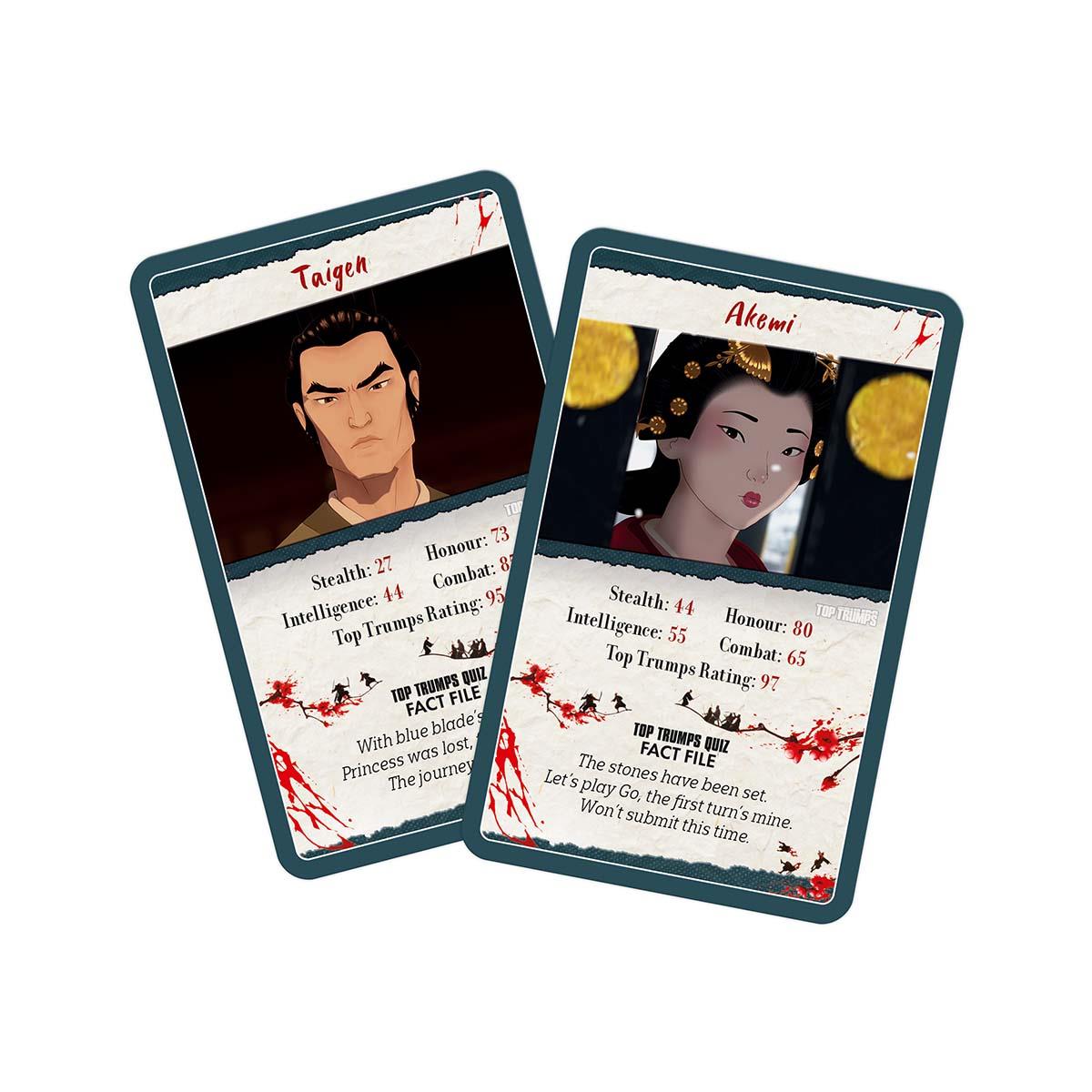 Blue Eye Samurai Top Trumps Card Game - Trò chơi thẻ bài chiến thuật - Winning Moves - Góc nhìn khác 3