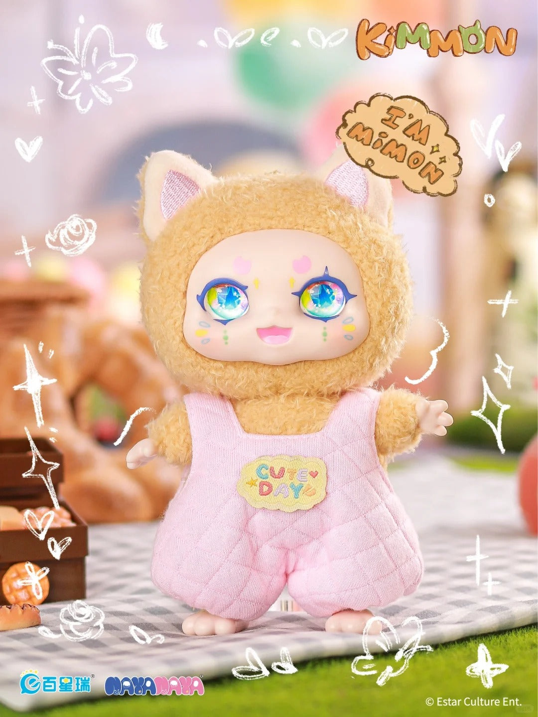KIMMON "I'm MIMON" Plush Blind Box - Đồ Chơi Mô Hình Bông Bất Ngờ - NAYANAYA - Hình ảnh bổ sung 5