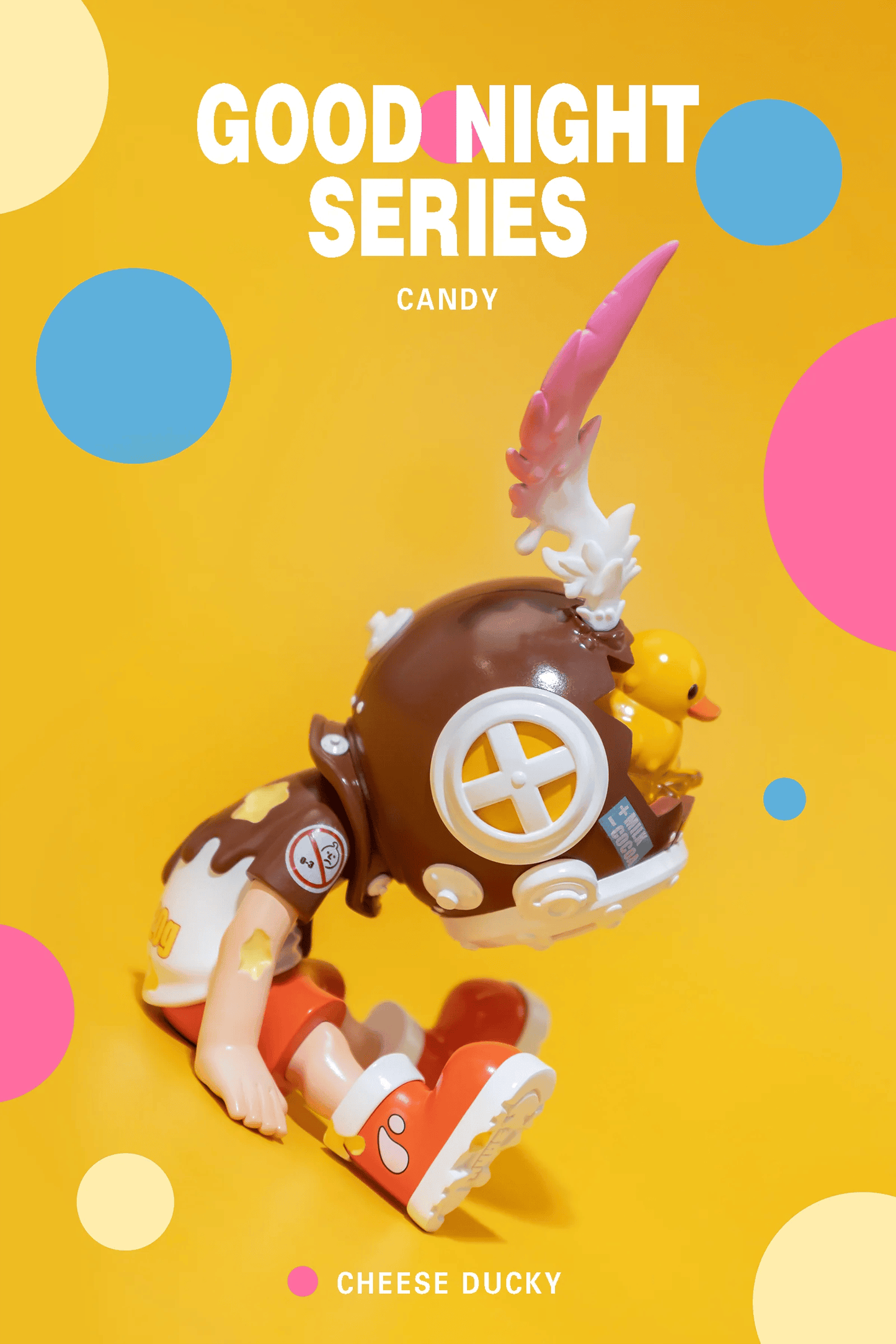 Good Night Series-Candy-Cheese Ducky - Mô hình Art Toy Resin Cao Cấp - Sank Toys - Hình ảnh chi tiết 2