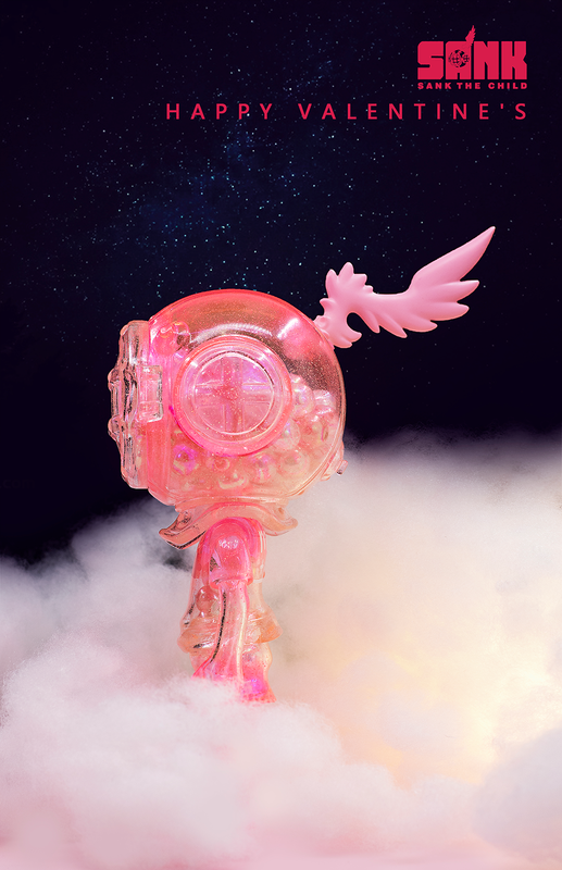 Little Sank - Pink Cloud - Mô hình Art Toy Cao Cấp - Sank Toys - Hình ảnh sản phẩm