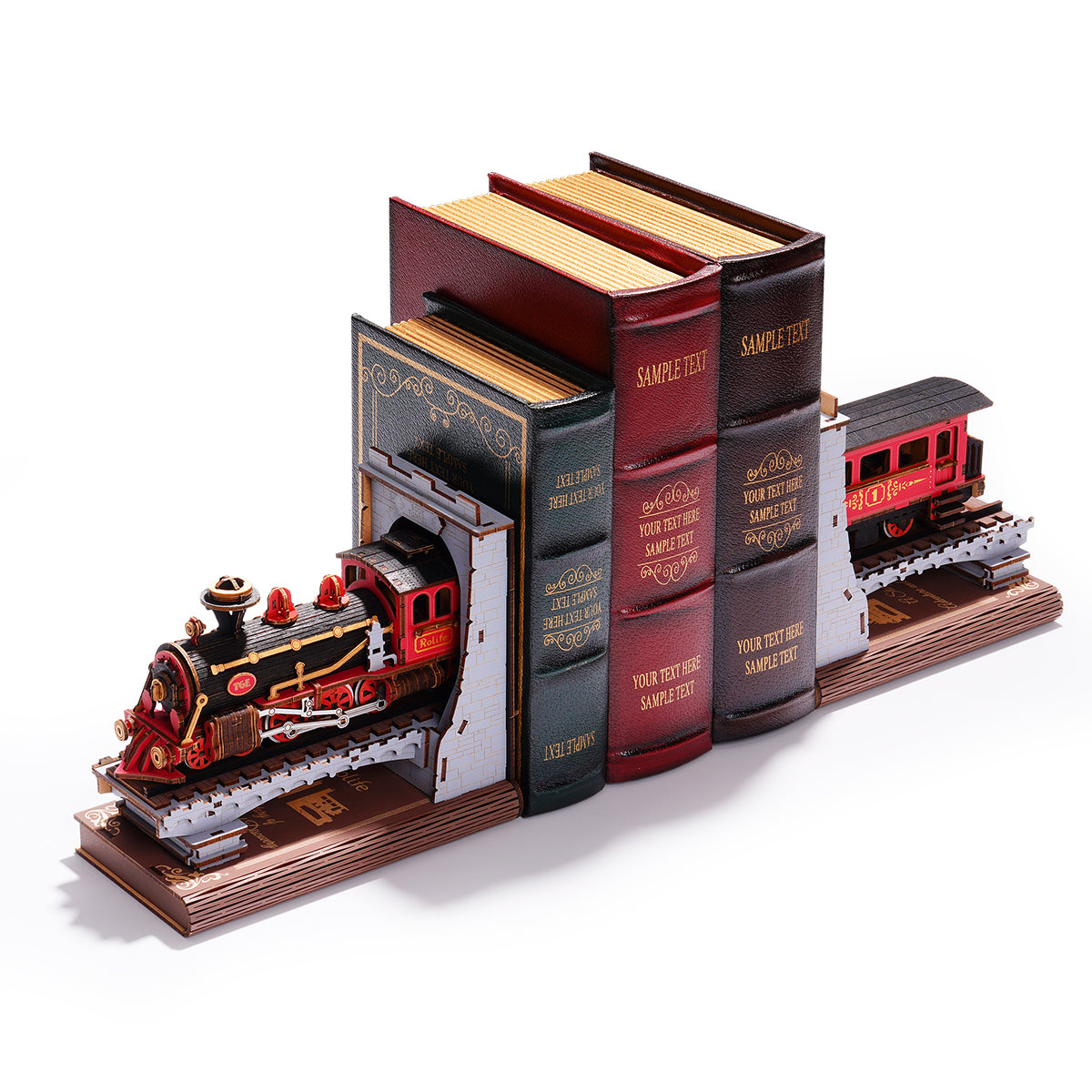 Rolife DIY Book Nook - Century Train TGE01 - Mô hình lắp ráp nhà gỗ Shelf Insert - Rolife