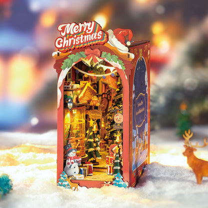 Rolife DIY Book Nook Insert - Christmas Indoor Scene TGC07 - Mô hình gỗ 3D lắp ráp - Rolife