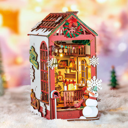 Rolife DIY Book Nook Insert - Christmas Indoor Scene TGC07 - Mô hình gỗ 3D lắp ráp - Rolife