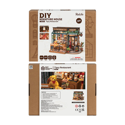 Rolife DIY Miniature House - Tipsy Restaurant DG167 - Mô hình nhà gỗ DIY thu nhỏ - Rolife DG167