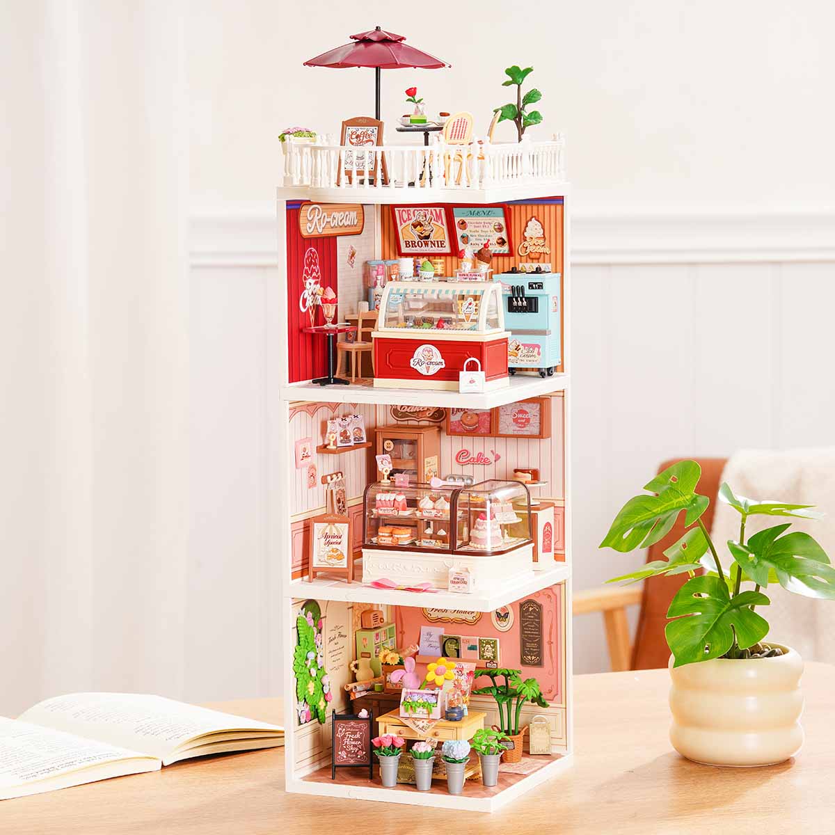 Rolife Super Creator Series - 3 in 1 I Shape - Mô hình nhà búp bê DIY - Rolife