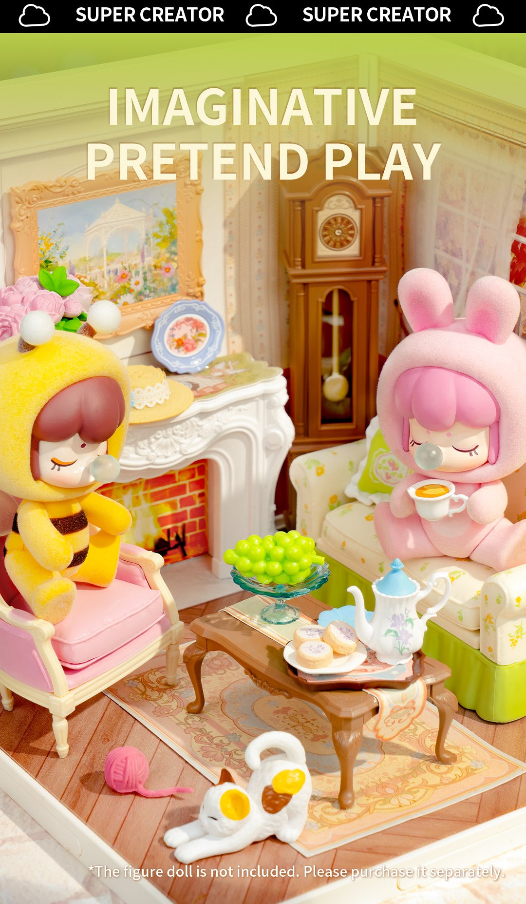 Rolife Holiday Tea Time DIY Miniature House DW023 - Nhà Mô Hình Mini DIY Tự Lắp Ráp - Rolife