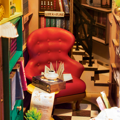 Rolife Book Nook Kit- Shakespeare-Inspired DIY Bookstore - Mô hình gỗ 3D DIY - Rolife TGB07