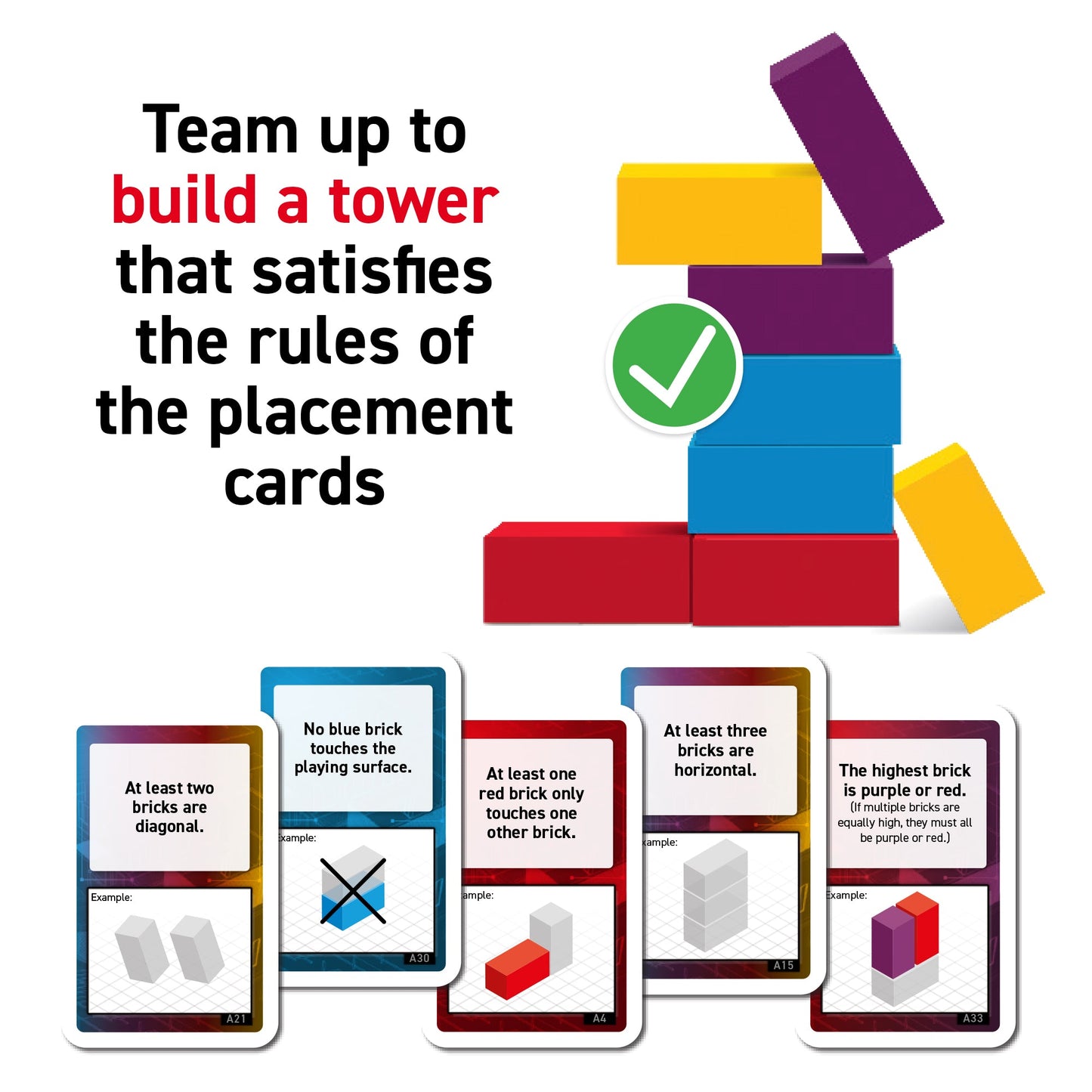 TowerBrix - Board Game Kỹ Năng Xây Tháp Hợp Tác - Thames & Kosmos - Góc nhìn khác 3
