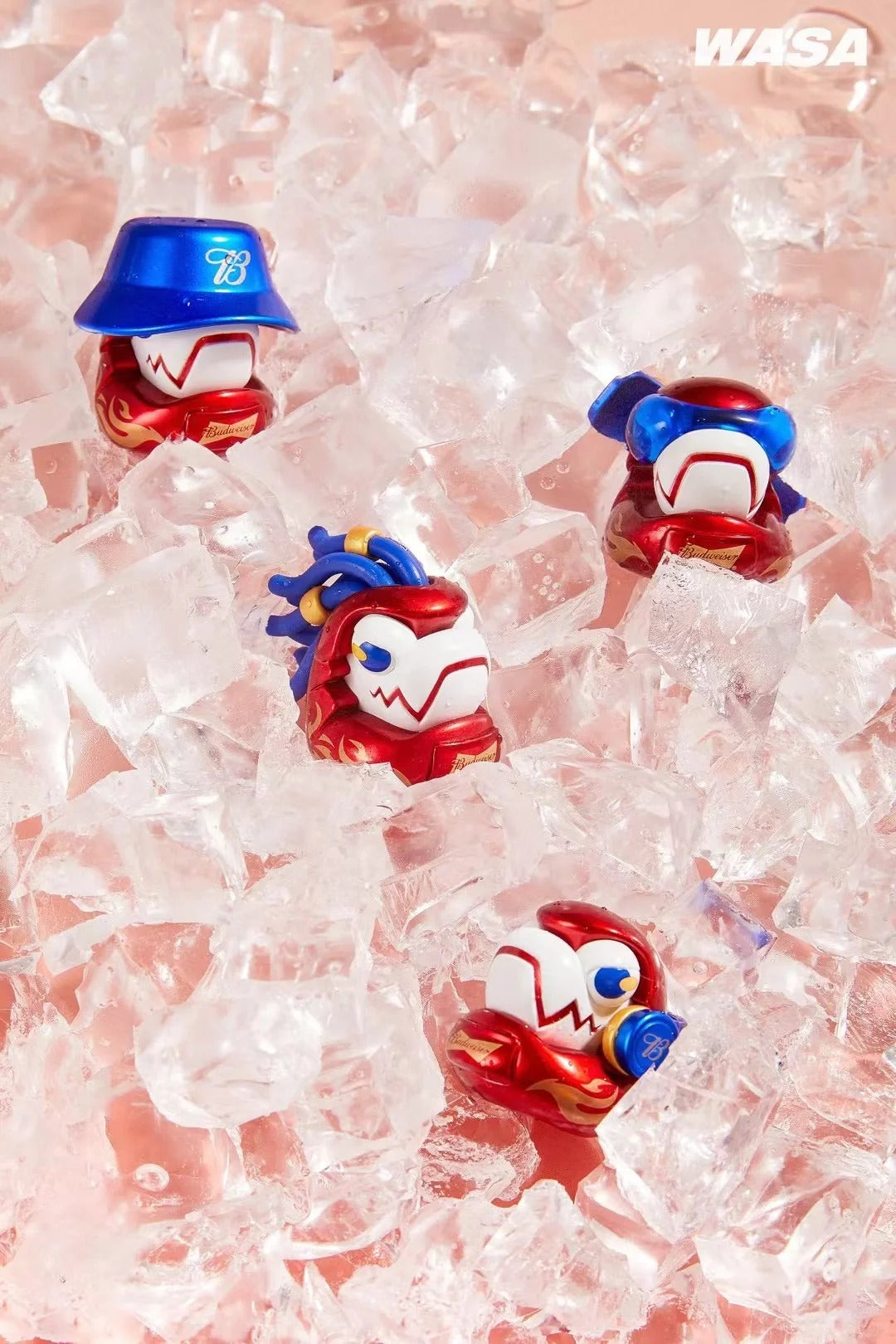 Budweiser x Wasa Chameleon - Mô hình Blind Box Art Toy chính hãng Wasa Toys - Góc nhìn khác 3