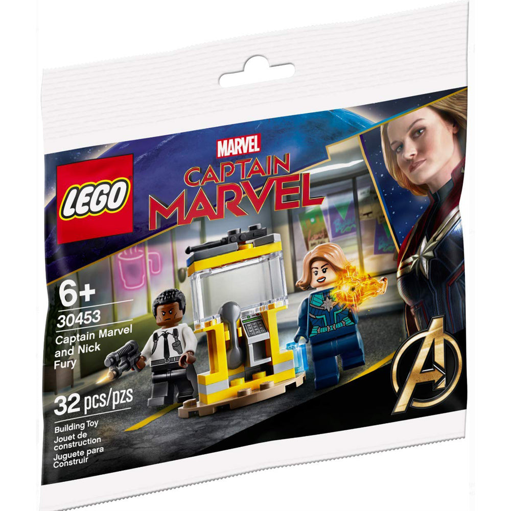 LEGO® Marvel Captain Marvel and Nick Fury - Đồ chơi lắp ráp Polybag 30453 - Góc nhìn khác 3