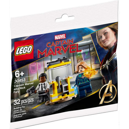LEGO® Marvel Captain Marvel and Nick Fury - Đồ chơi lắp ráp Polybag 30453 - Góc nhìn khác 3