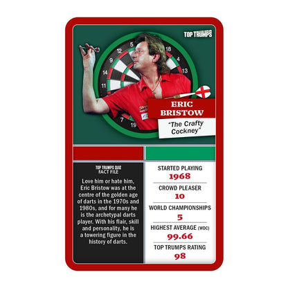 Top 30 Darts Greats Top Trumps Limited Edition Card Game Gift Set - Bộ Quà Tặng Thẻ Bài & Phi Tiêu Cao Cấp - Winning Moves Wi