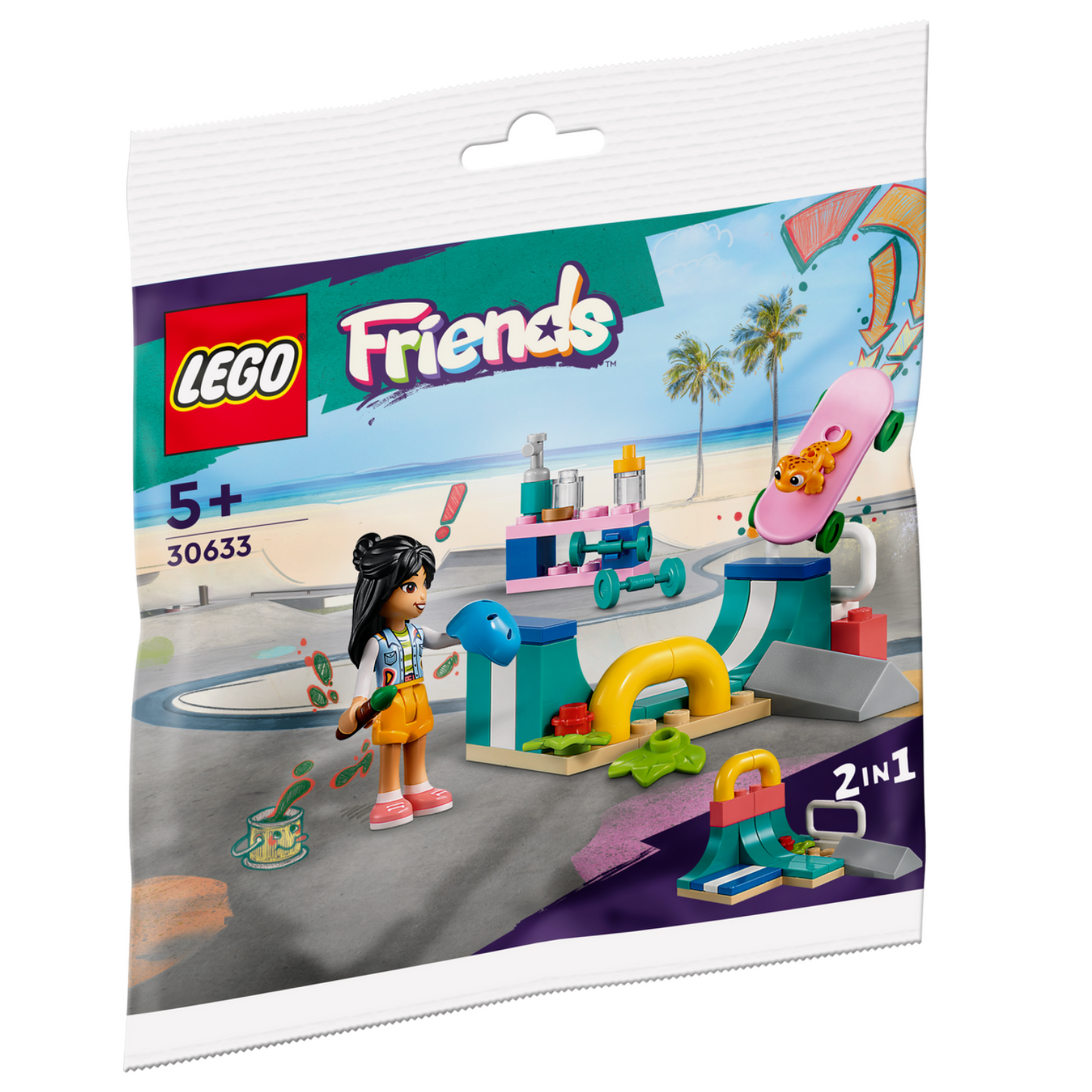 LEGO® Friends™ Skate Ramp - Đồ Chơi Lắp Ráp Sân Trượt Skate - LEGO 30633 - Hình ảnh sản phẩm
