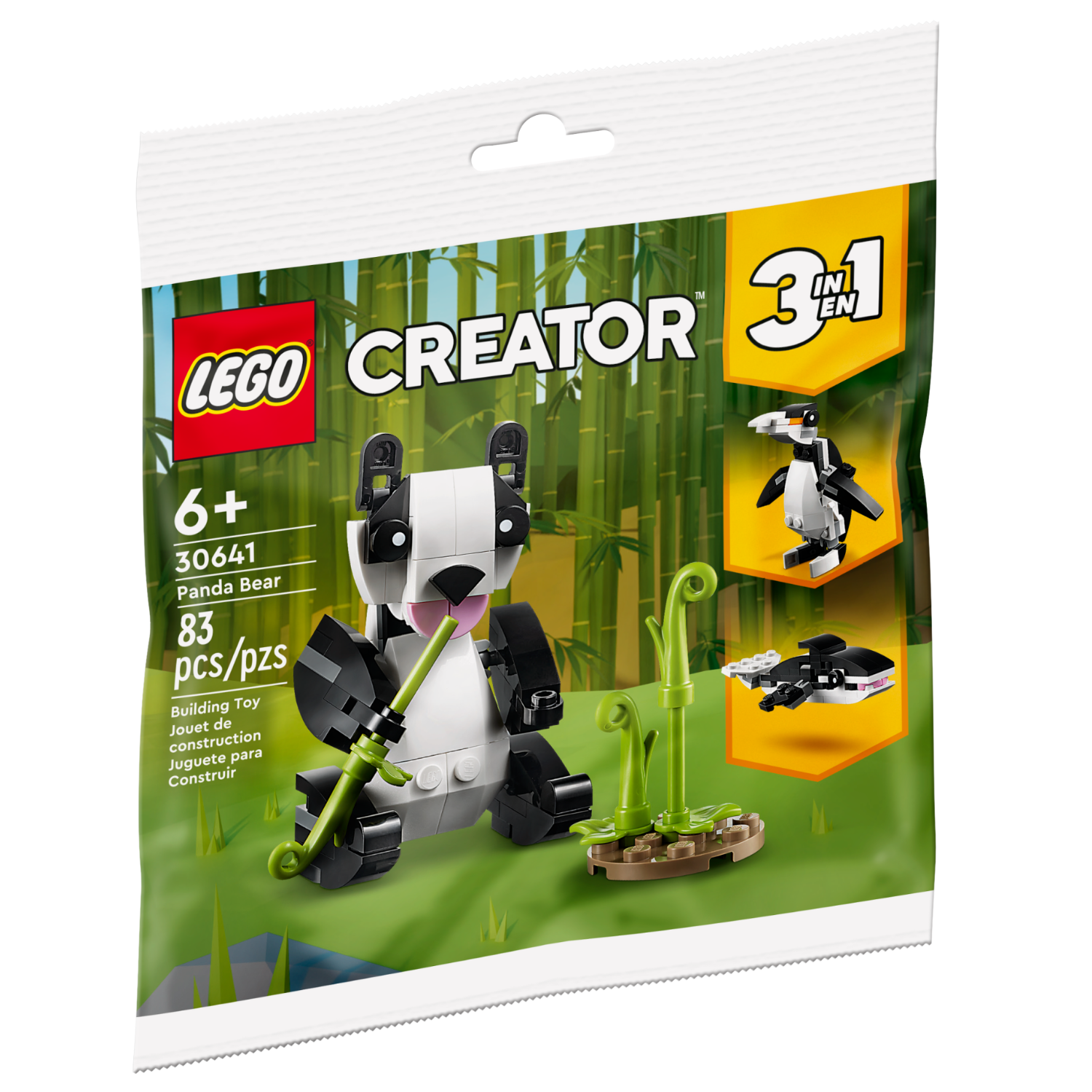 LEGO® Creator 3-in-1 Panda Bear - Đồ Chơi Lắp Ráp 3 Trong 1 - LEGO 30641 - Góc nhìn khác 3