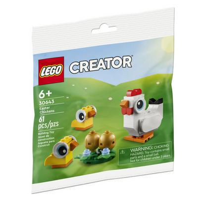 LEGO® Creator Easter Chickens - Bộ Đồ Chơi Lắp Ráp Gà Phục Sinh 30643 - Hình ảnh sản phẩm