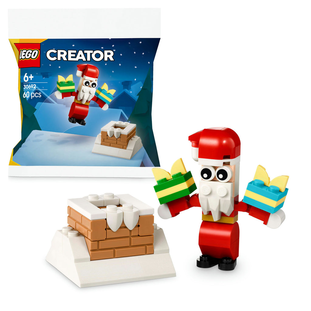 LEGO® Creator Christmas Chimney Fun with Santa - Đồ chơi lắp ráp Giáng sinh LEGO 30692 - Góc nhìn khác 3