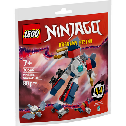 LEGO® NINJAGO® Mini Ninja Combo Mech - Bộ Lắp Ráp Robot Ninja Mini 5 Trong 1 - LEGO 30699 - Hình ảnh sản phẩm