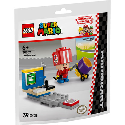 LEGO® Super Mario™ Mario Kart™ – Toad (Pit Crew) - Đồ Chơi Lắp Ráp Chính Hãng LEGO - Hình ảnh sản phẩm