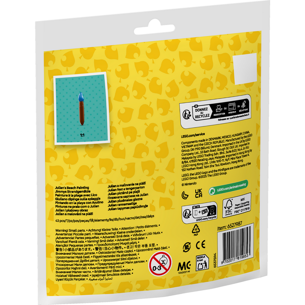 LEGO® Animal Crossing™ Julians Beach Painting - Đồ Chơi Lắp Ráp Polybag 30703 - Góc nhìn khác 3