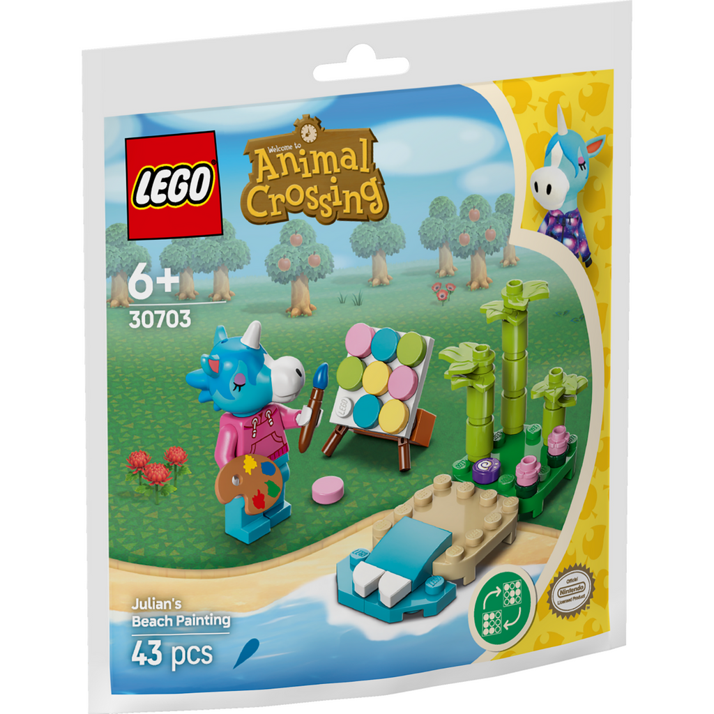 LEGO® Animal Crossing™ Julians Beach Painting - Đồ Chơi Lắp Ráp Polybag 30703 - Hình ảnh sản phẩm