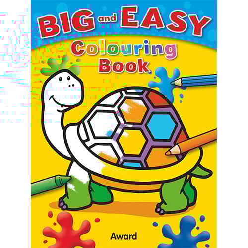 Big and Easy Colouring Books: Tortoise