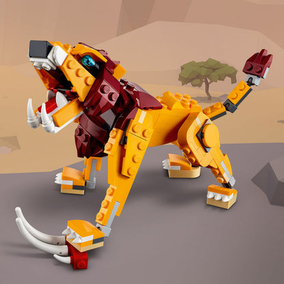LEGO® Creator 3-in-1 Wild Lion - Đồ Chơi Lắp Ráp 3 Trong 1 - LEGO 31112 - Hình ảnh bổ sung 6