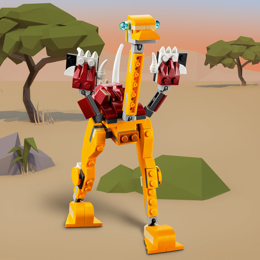 LEGO® Creator 3-in-1 Wild Lion - Đồ Chơi Lắp Ráp 3 Trong 1 - LEGO 31112 - Hình ảnh bổ sung 7