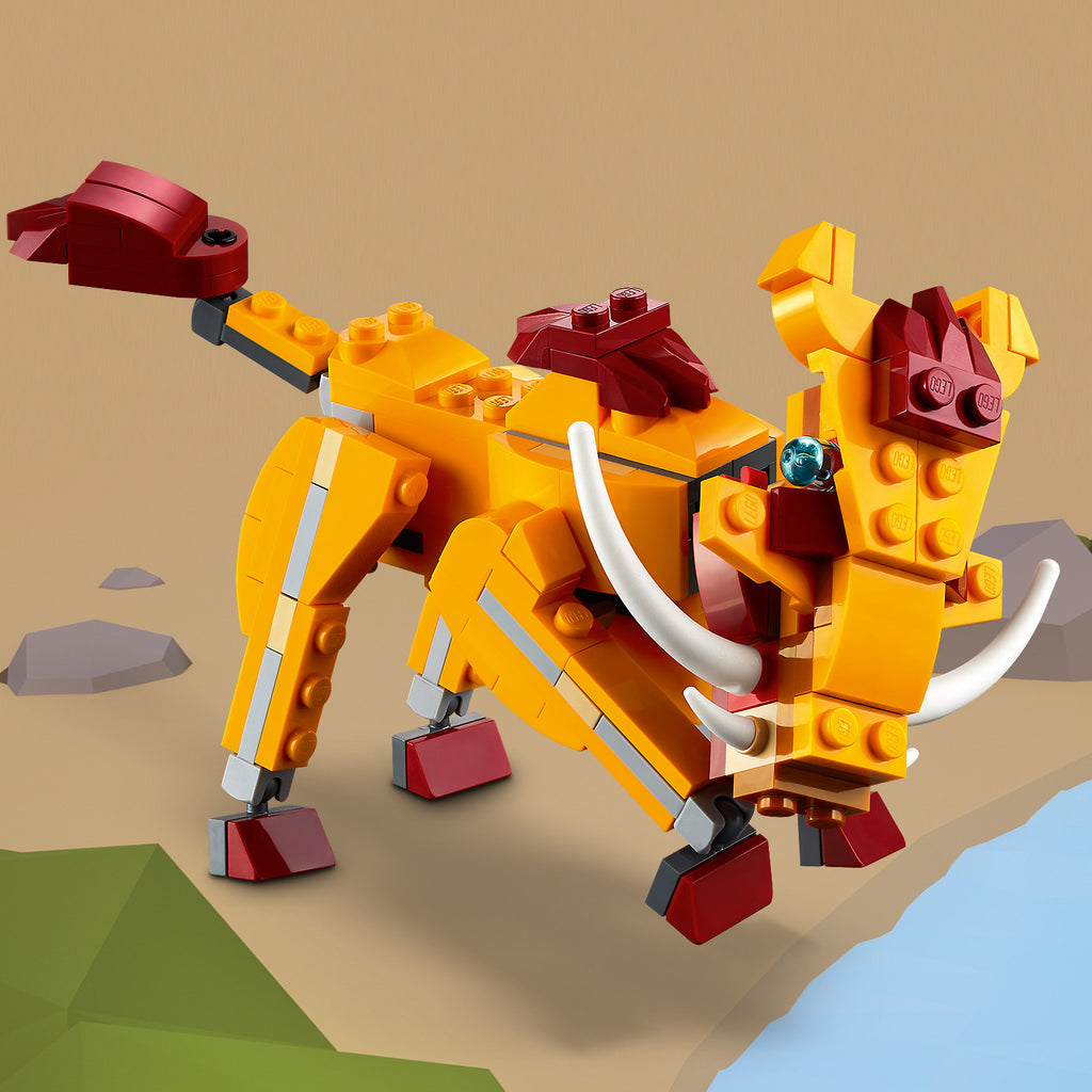 LEGO® Creator 3-in-1 Wild Lion - Đồ Chơi Lắp Ráp 3 Trong 1 - LEGO 31112 LEGO - ảnh 1 - Lego