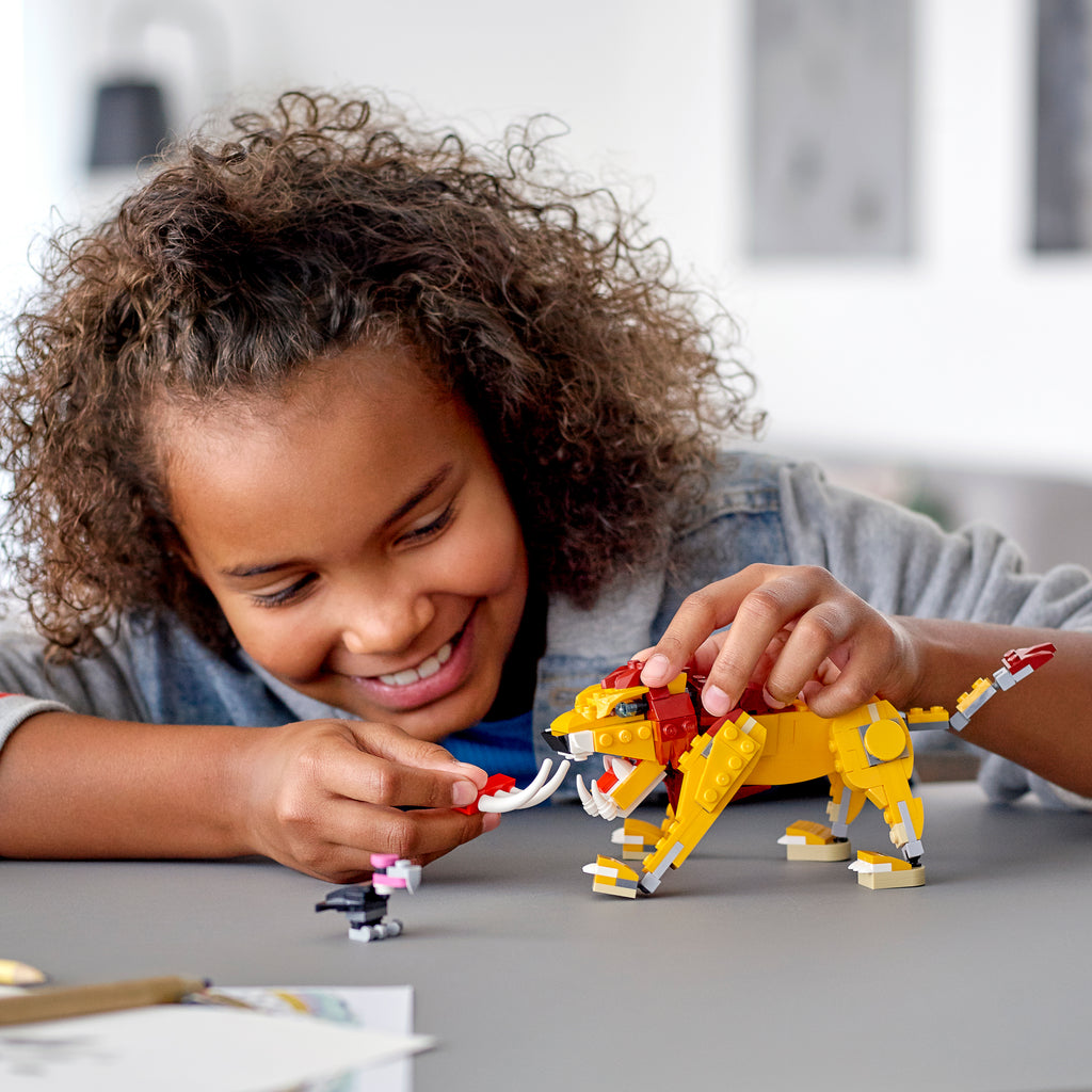 LEGO® Creator 3-in-1 Wild Lion - Đồ Chơi Lắp Ráp 3 Trong 1 - LEGO 31112 - Hình ảnh bổ sung 4