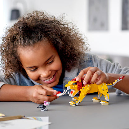 LEGO® Creator 3-in-1 Wild Lion - Đồ Chơi Lắp Ráp 3 Trong 1 - LEGO 31112 - Hình ảnh bổ sung 4