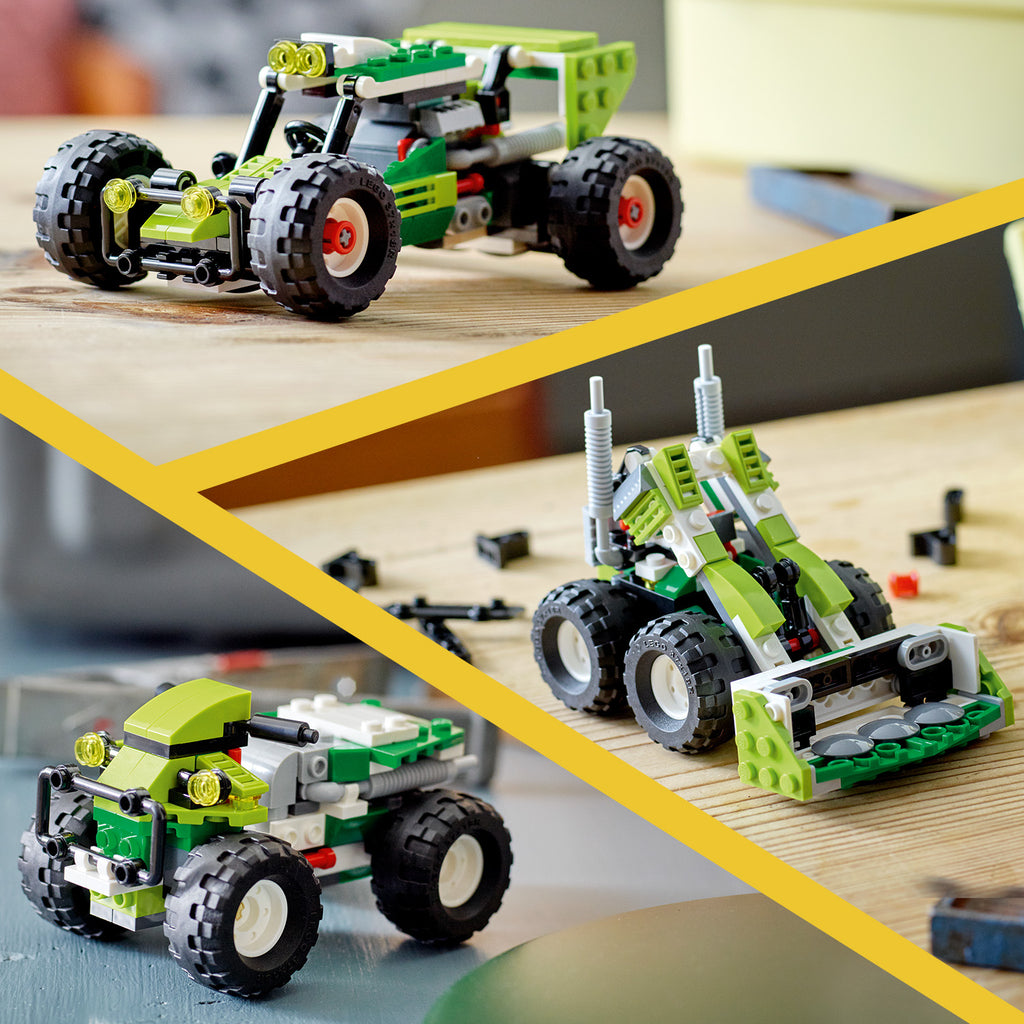 LEGO® Creator 3-in-1 Off-road Buggy - Đồ Chơi Lắp Ráp Xe Đua Địa Hình 3 Trong 1 - LEGO 31123 - Hình ảnh bổ sung 9