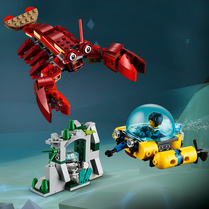 LEGO® Creator 3-in-1 Sunken Treasure Mission - Bộ Lắp Ráp Sứ Mệnh Kho Báu Dưới Biển - LEGO 31130 - Hình ảnh bổ sung 9