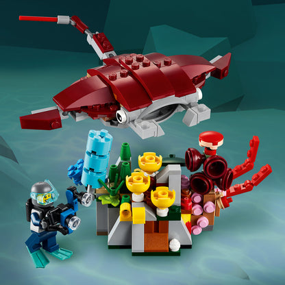 LEGO® Creator 3-in-1 Sunken Treasure Mission - Bộ Lắp Ráp Sứ Mệnh Kho Báu Dưới Biển - LEGO 31130 LEGO - ảnh 1 - LEGO Creator 