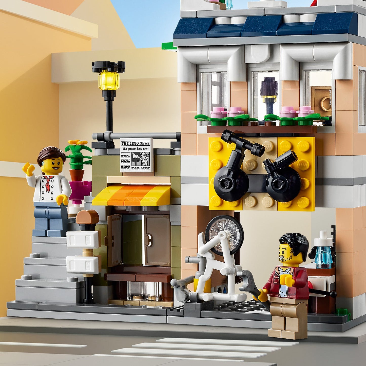 LEGO® Creator 3-in-1 Downtown Noodle Shop - Đồ Chơi Lắp Ráp Tiệm Mì Trung Tâm Thành Phố LEGO 31131