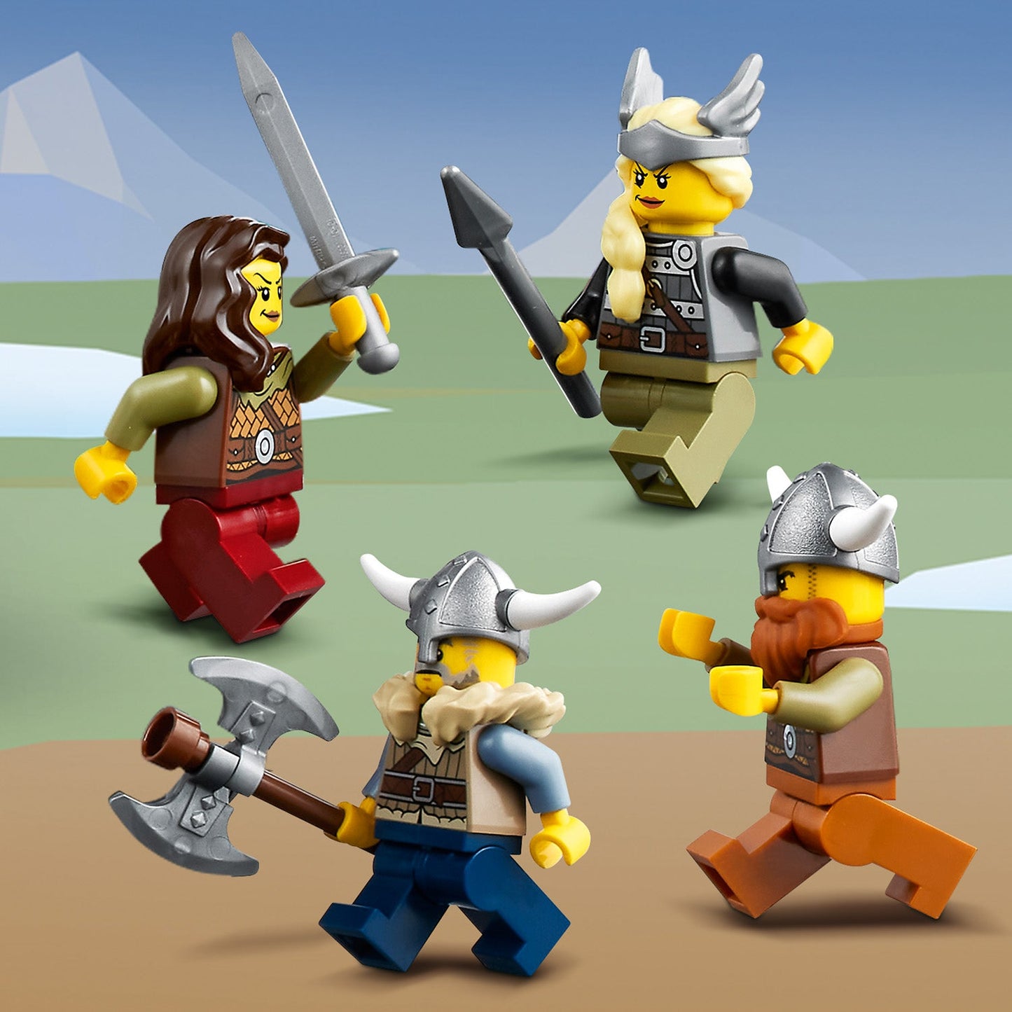 LEGO® Creator 3-in-1 Viking Ship and the Midgard Serpent - Bộ Đồ Chơi Lắp Ráp Tàu Viking (31132) - Hình ảnh bổ sung 8