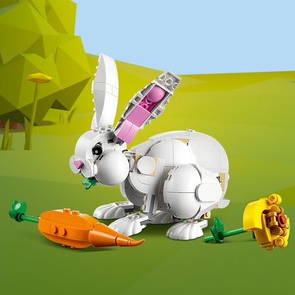 LEGO® Creator 3-in-1 White Rabbit - Bộ Lắp Ráp Đồ Chơi Động Vật 3 Trong 1 LEGO 31133 LEGO - ảnh 4 - LEGO Sets