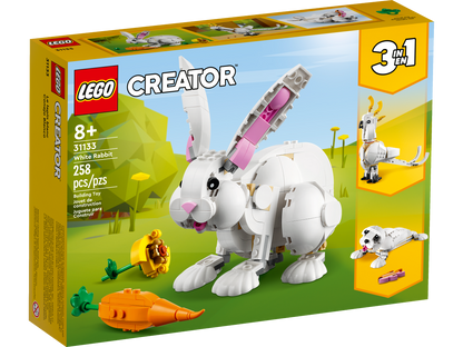 LEGO® Creator 3-in-1 White Rabbit - Bộ Lắp Ráp Đồ Chơi Động Vật 3 Trong 1 LEGO 31133 - Hình ảnh sản phẩm